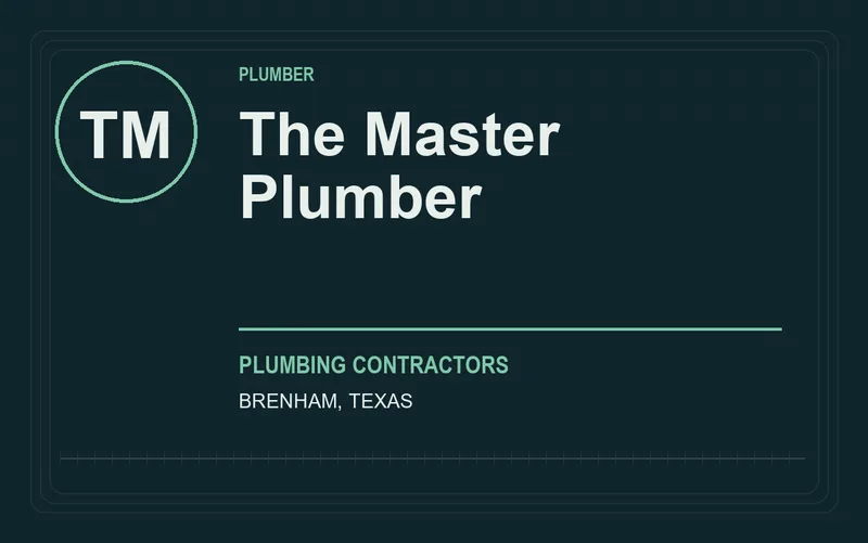 The Master Plumber in Brenham, Texas