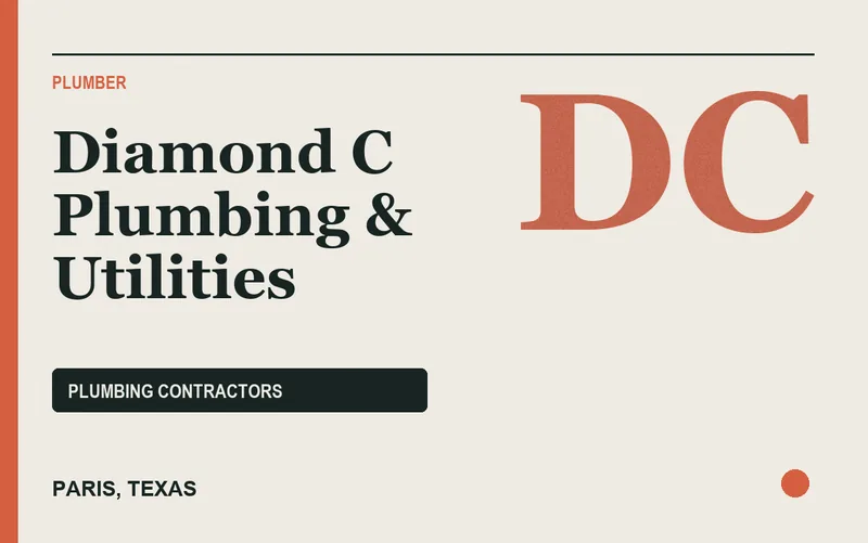 Diamond C Plumbing & Utilities in Paris, Texas