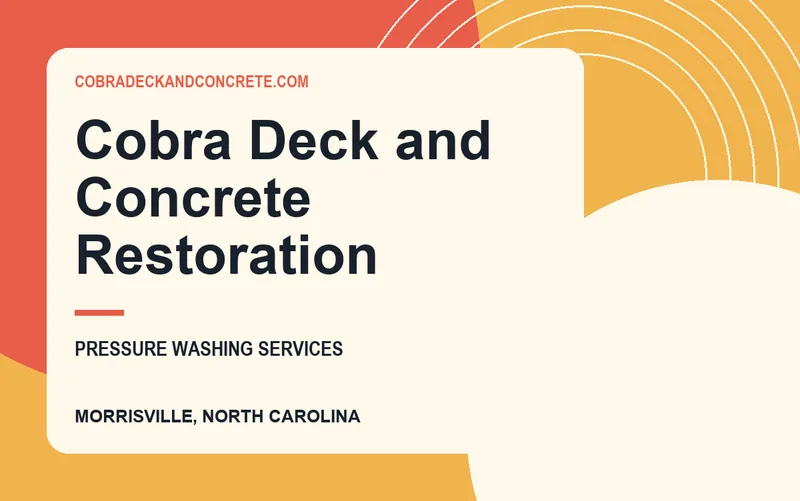 Cobra Deck and Concrete Restoration in Morrisville, North Carolina