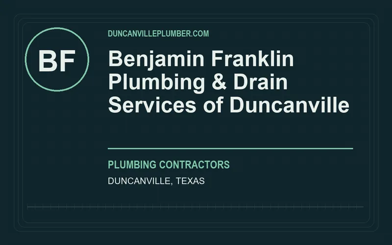 Benjamin Franklin Plumbing & Drain Services of Duncanville in Duncanville, Texas