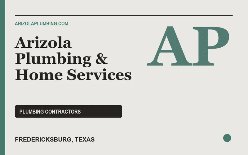 Arizola Plumbing & Home Services in Fredericksburg, Texas