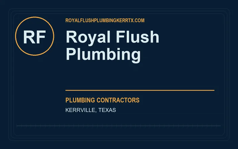 Royal Flush Plumbing in Kerrville, Texas