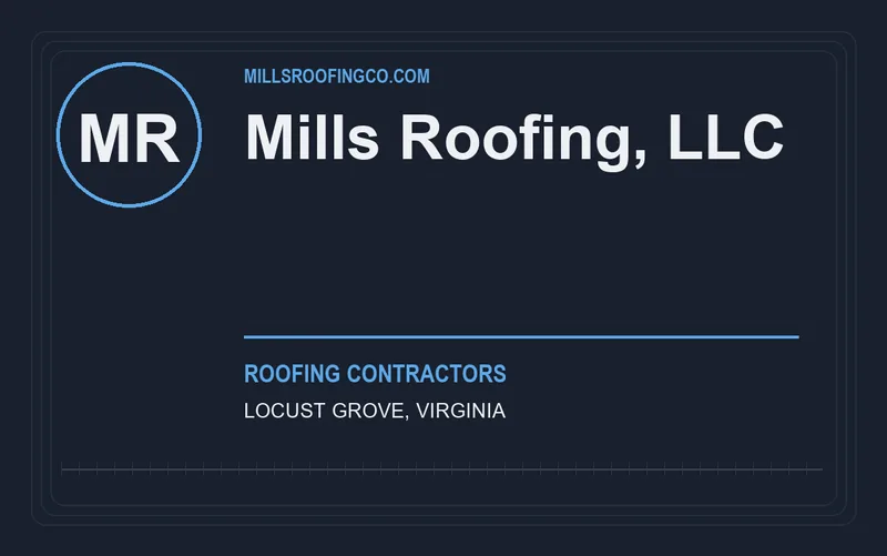 Mills Roofing, LLC in Locust Grove, Virginia
