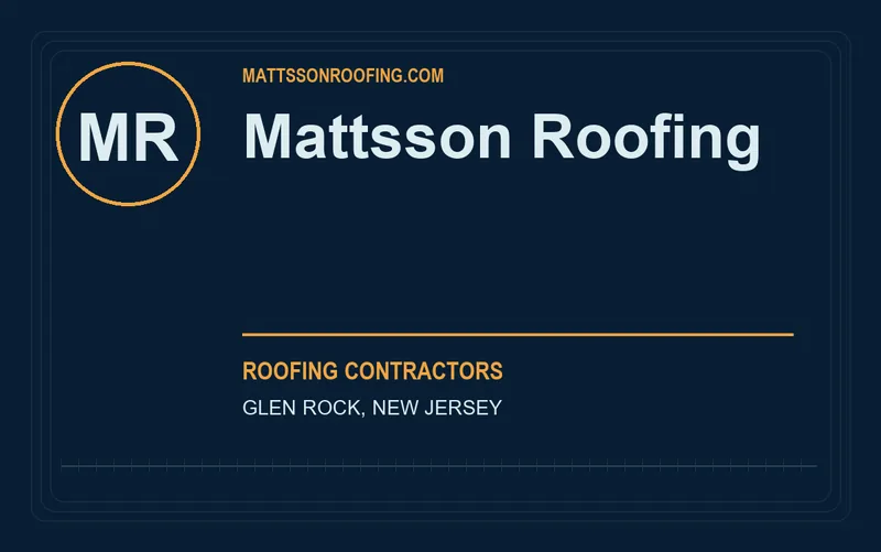 Mattsson Roofing in Glen Rock, New Jersey