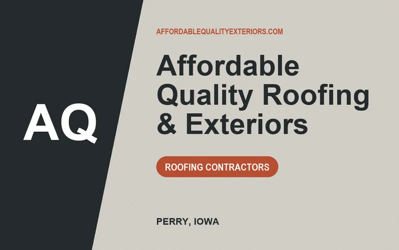 Affordable Quality Roofing & Exteriors in Perry, Iowa