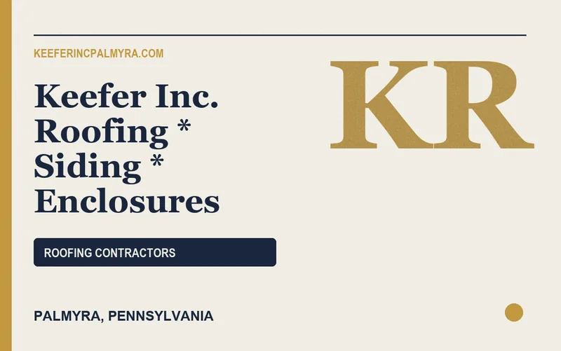 Keefer Inc. Roofing * Siding * Enclosures in Palmyra, Pennsylvania