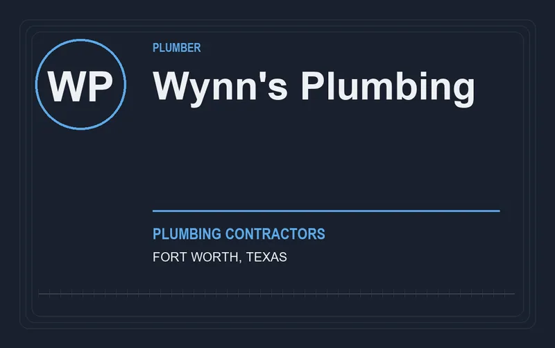 Wynn's Plumbing in Fort Worth, Texas
