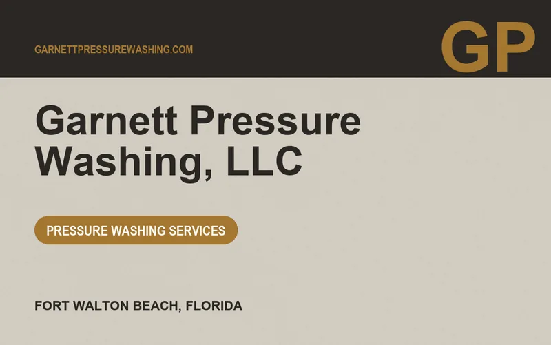 Garnett Pressure Washing, LLC in Fort Walton Beach, Florida