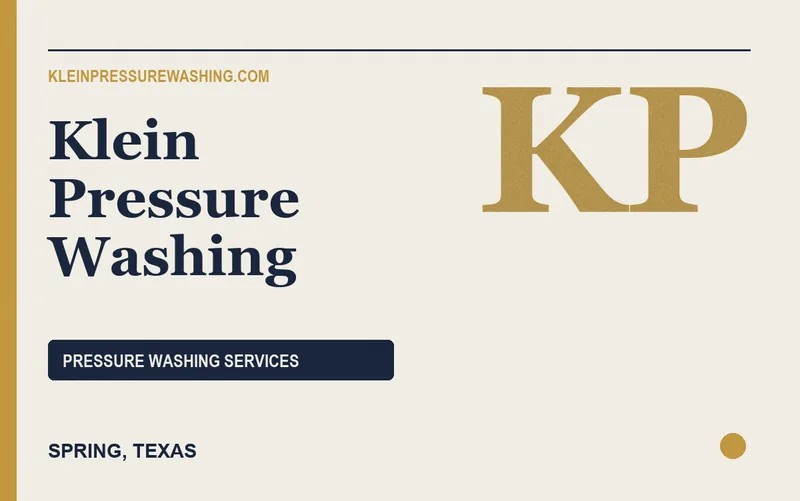 Klein Pressure Washing in Spring, Texas