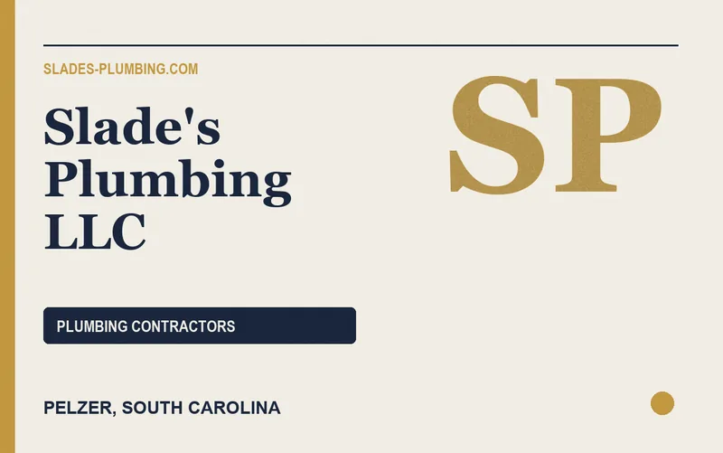 Slade's Plumbing LLC in Pelzer, South Carolina