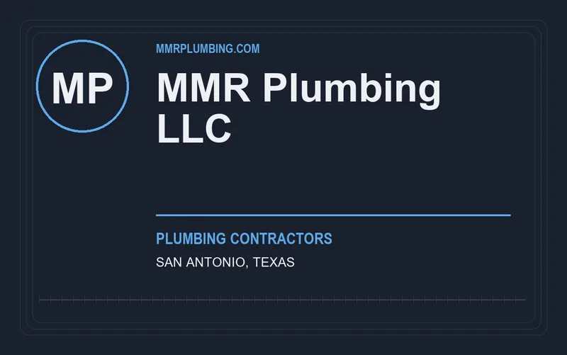 MMR Plumbing LLC in San Antonio, Texas