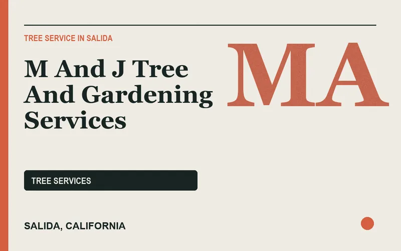 M And J Tree And Gardening Services in Salida, California