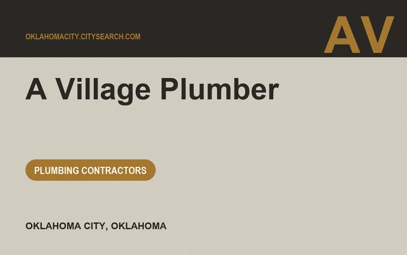 A Village Plumber in Oklahoma City, Oklahoma
