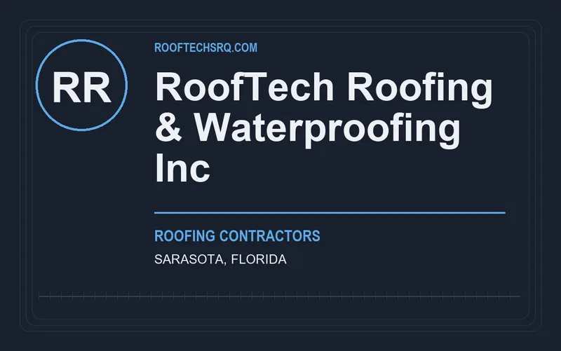 RoofTech Roofing & Waterproofing Inc in Sarasota, Florida