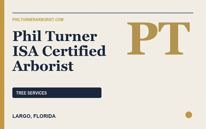 Phil Turner ISA Certified Arborist in Largo, Florida