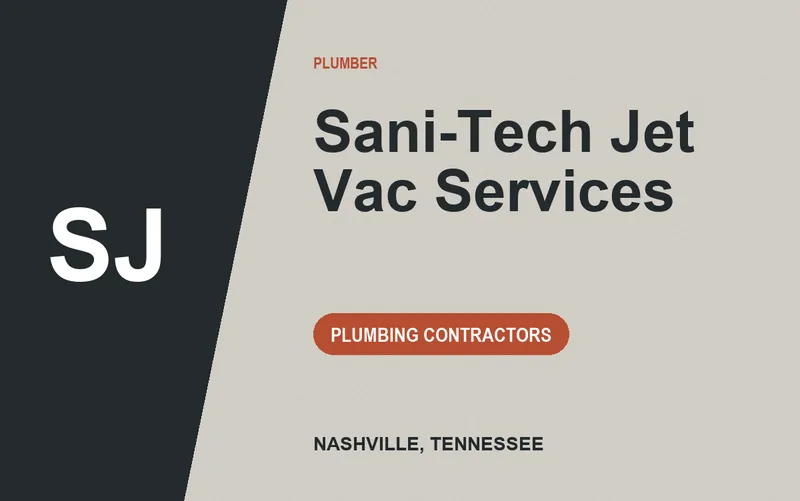 Sani-Tech Jet Vac Services in Nashville, Tennessee
