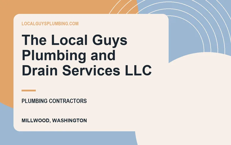 The Local Guys Plumbing and Drain Services LLC in Millwood, Washington