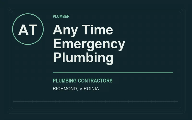 Any Time Emergency Plumbing in Richmond, Virginia