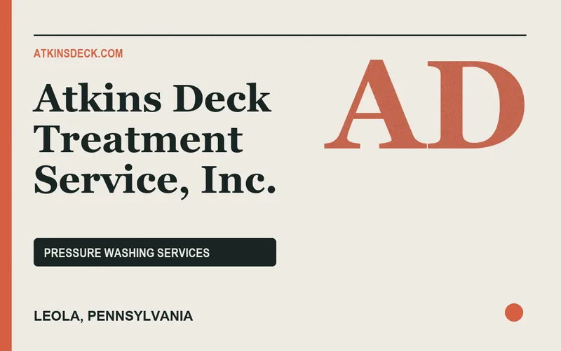 Atkins Deck Treatment Service, Inc. in Leola, Pennsylvania
