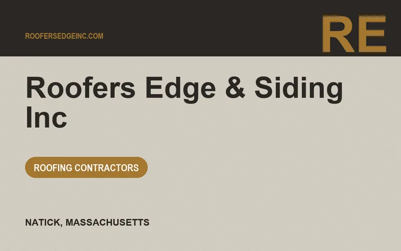 Roofers Edge & Siding Inc in Natick, Massachusetts