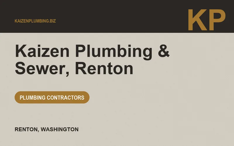 Kaizen Plumbing & Sewer, Renton in Renton, Washington