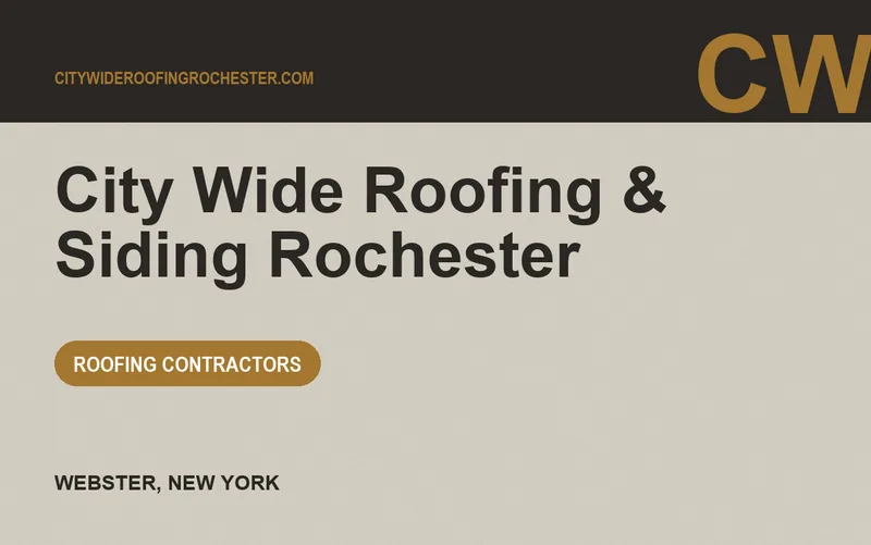City Wide Roofing & Siding Rochester in Webster, New York