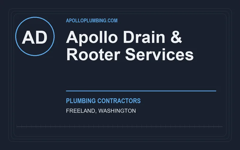 Apollo Drain & Rooter Services in Freeland, Washington
