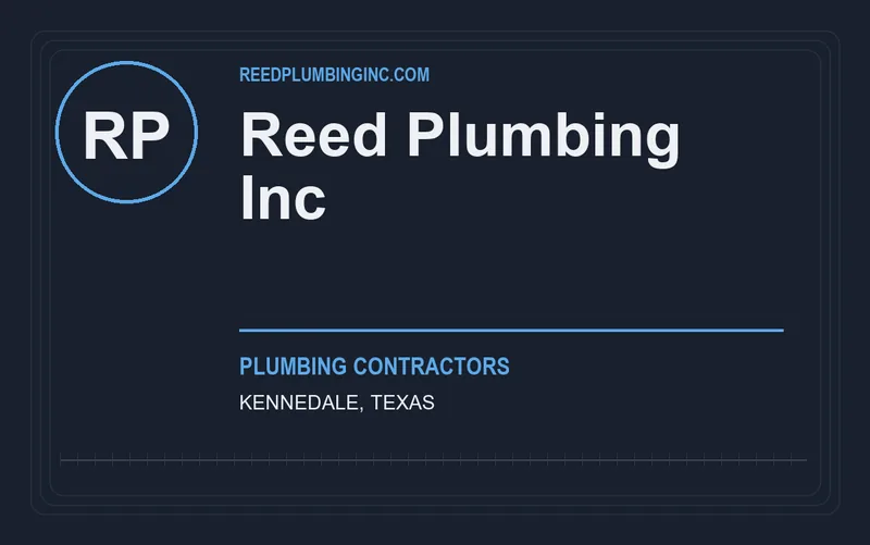 Reed Plumbing Inc in Kennedale, Texas