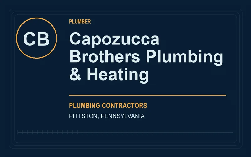 Capozucca Brothers Plumbing & Heating in Pittston, Pennsylvania