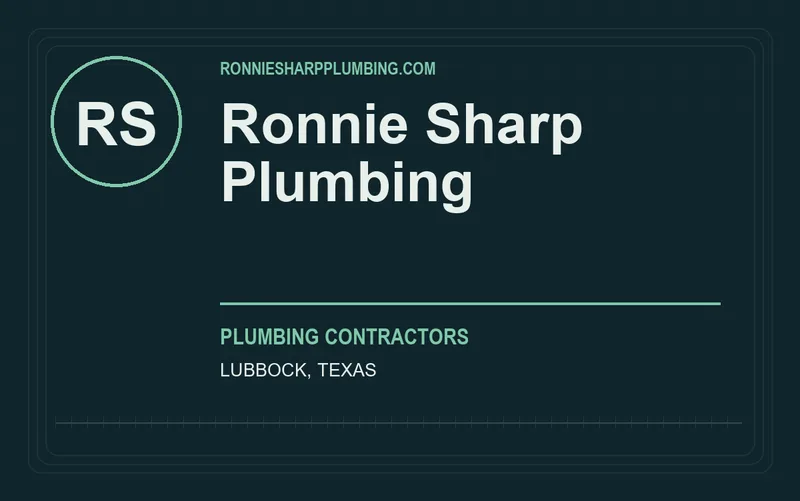 Ronnie Sharp Plumbing in Lubbock, Texas