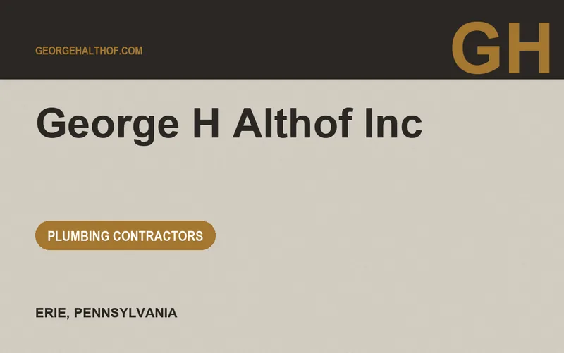 George H Althof Inc in Erie, Pennsylvania