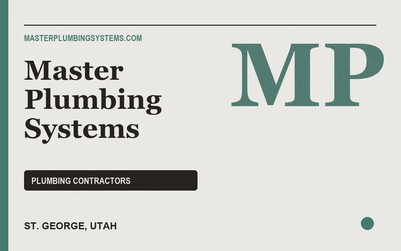 Master Plumbing Systems in St. George, Utah