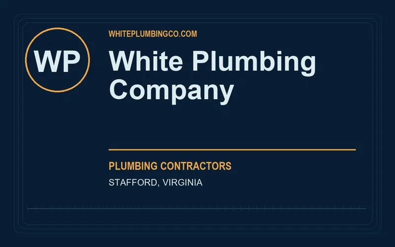 White Plumbing Company in Stafford, Virginia
