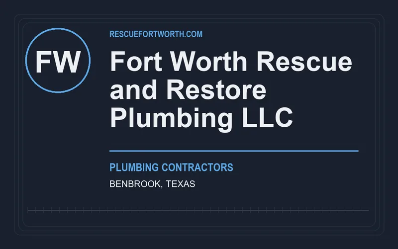 Fort Worth Rescue and Restore Plumbing LLC in Benbrook, Texas