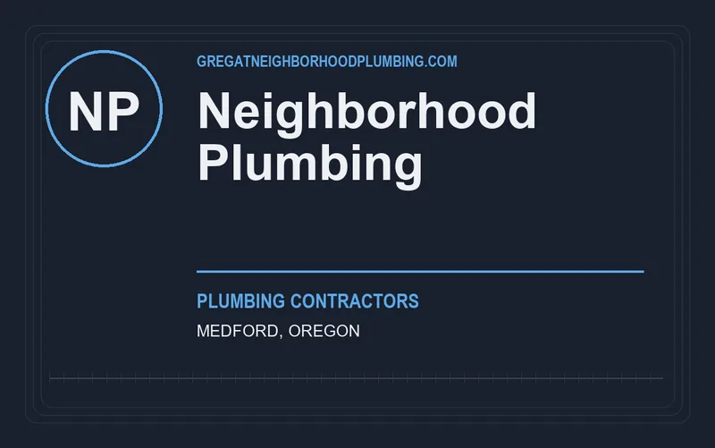 Neighborhood Plumbing in Medford, Oregon