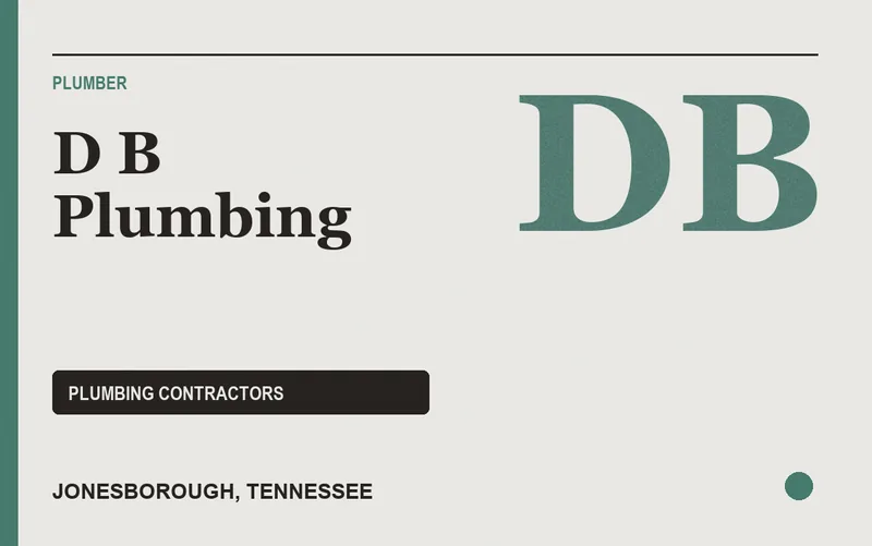 D B Plumbing in Jonesborough, Tennessee