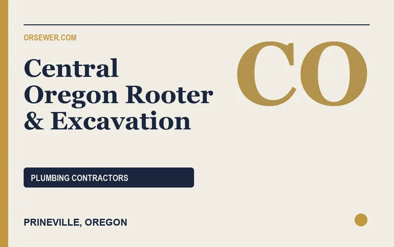Central Oregon Rooter & Excavation in Prineville, Oregon