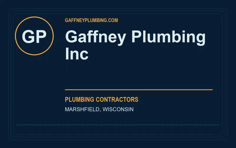 Gaffney Plumbing Inc in Marshfield, Wisconsin