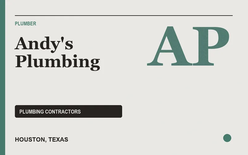 Andy's Plumbing in Houston, Texas