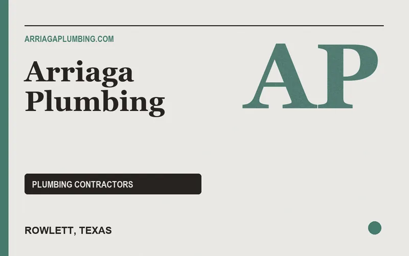 Arriaga Plumbing in Rowlett, Texas