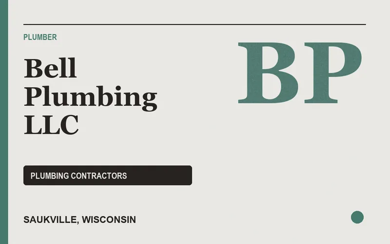 Bell Plumbing LLC in Saukville, Wisconsin