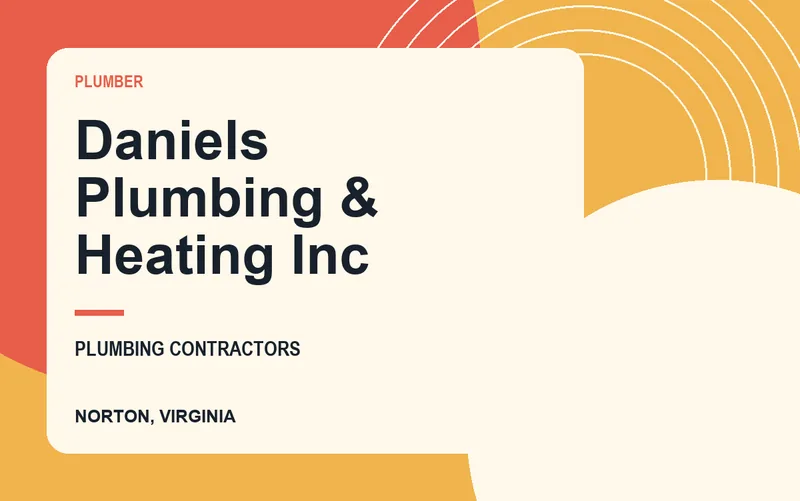 Daniels Plumbing & Heating Inc in Norton, Virginia