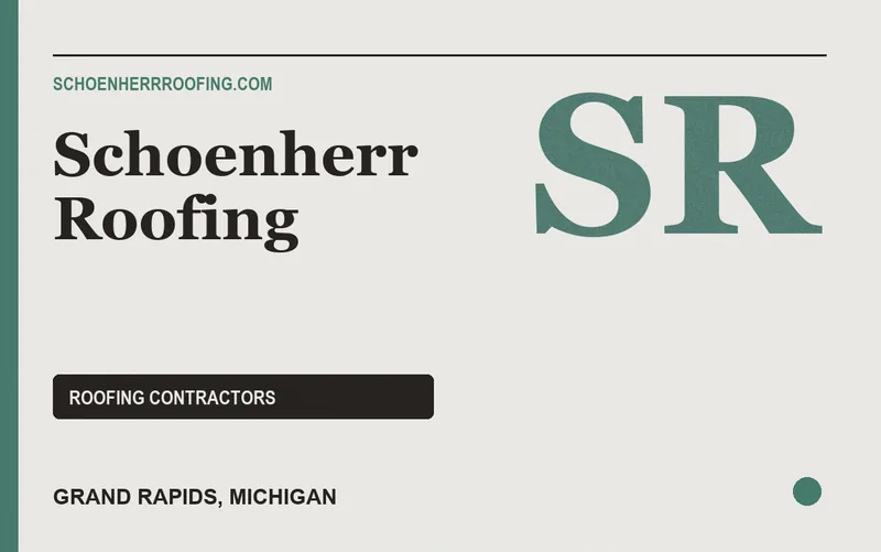 Schoenherr Roofing in Grand Rapids, Michigan