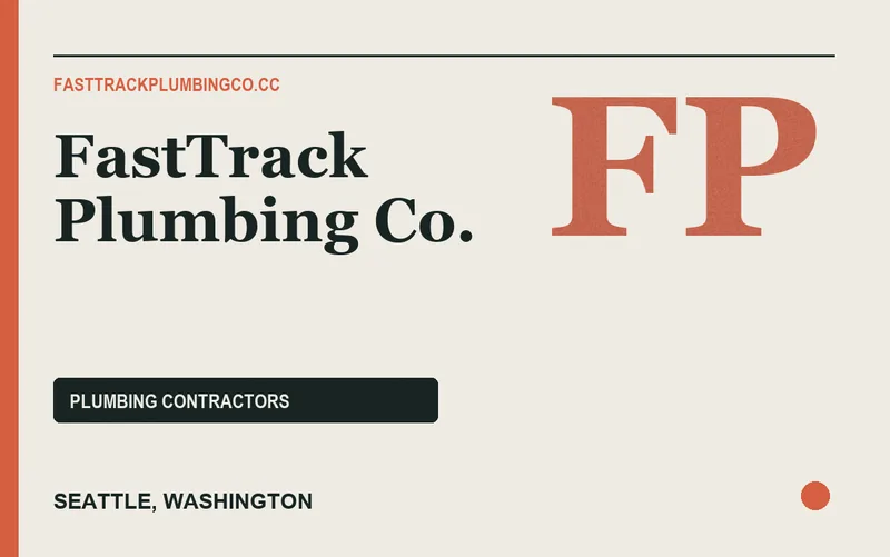 FastTrack Plumbing Co. in Seattle, Washington