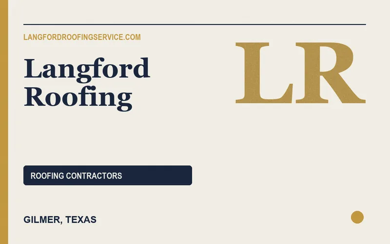 Langford Roofing in Gilmer, Texas