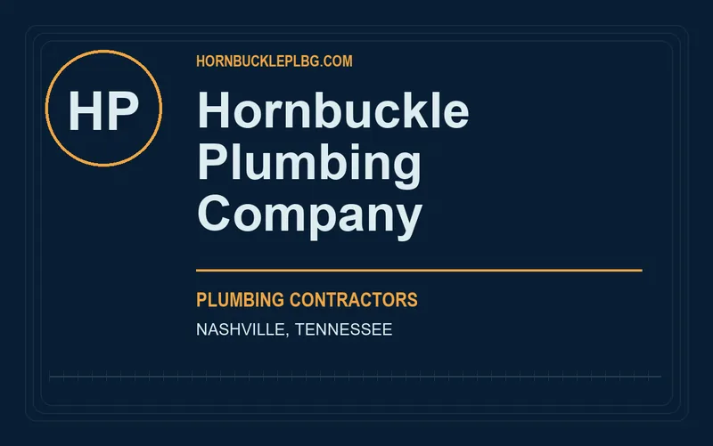 Hornbuckle Plumbing Company in Nashville, Tennessee