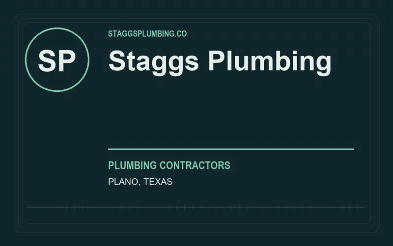Staggs Plumbing in Plano, Texas