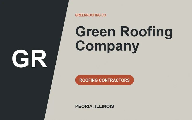 Green Roofing Company in Peoria, Illinois