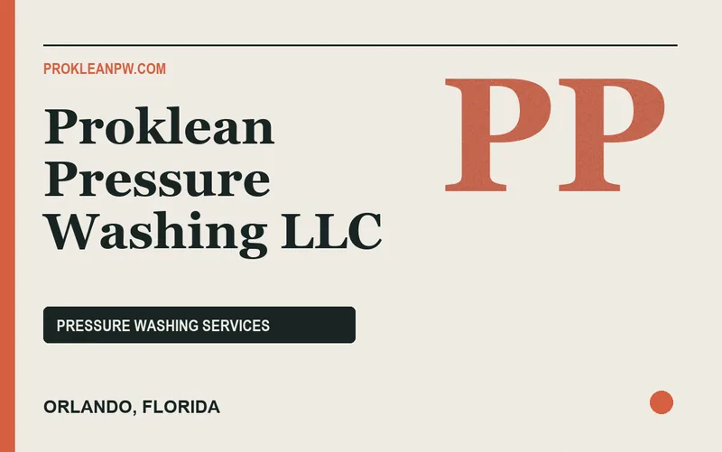 Proklean Pressure Washing LLC in Orlando, Florida