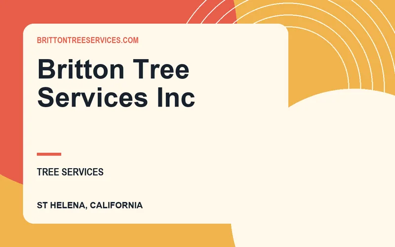 Britton Tree Services Inc in St Helena, California